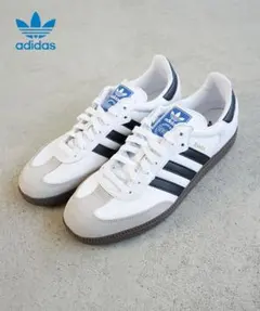 adidas Samba ホワイト/ブラック スニーカー