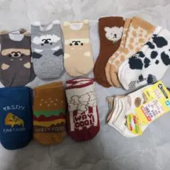 ベビー靴下 子供靴下 １２点セット 西松屋 しまむら 保育園