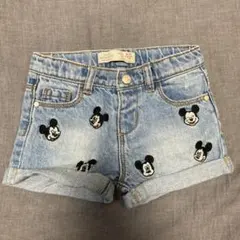 ザラベビー　74 ミッキーマウス　ショートパンツ