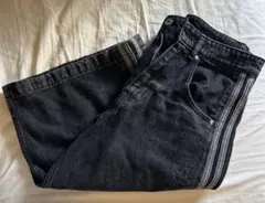 Adidas ブラックデニム ハーフパンツ