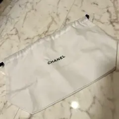 CHANEL ホワイト 巾着袋