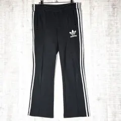 希少✨️アディダス オリジナルス トラックパンツ フレアパンツ 黒 L