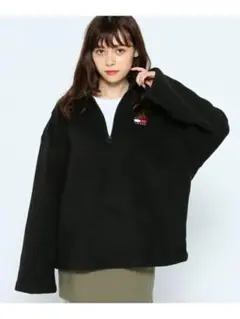 【未使用】TOMMY JEANSハーフジップ　フリース　プルオーバーのサムネイル