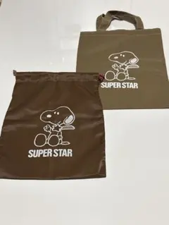 未使用品　スヌーピー　バッグ　2枚セット
