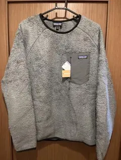 patagonia メンズ　ロスガトス　クルー　フリース Lサイズ グレー