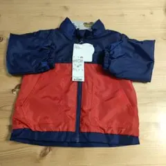 [新品未使用] アウター 薄手 男の子 リバーシブルブルゾン 車柄 90