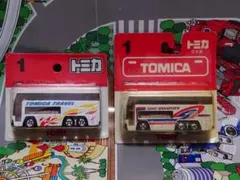 トミカ　日野　グランビューバス　SCALE　1/154　2台まとめ売りのサムネイル
