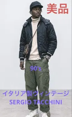 ✤希少 ヴィンテージ♦Sergio Tacchini 古着系 ジャケット 美品のサムネイル
