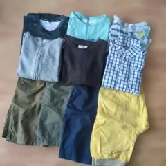 120サイズ　半袖Tシャツ、長袖パーカー、ハーフパンツ　まとめ売り
