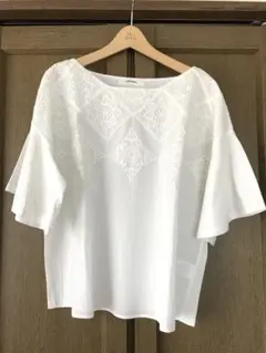 【美品】SUPERHAKKA カットソー レース付のサムネイル