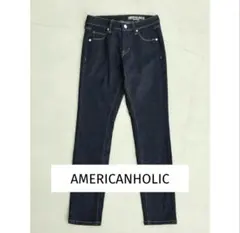 【新品】AMERICAN HOLIC スキニーフィットデニム　xs