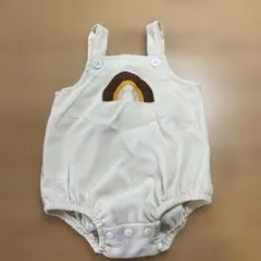 SHEIN レインボー刺繍オーバーオール 68