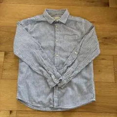 ZARABOYS コレクション　ストライプシャツ　ブルー