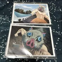 鬼滅の刃　ufotable カフェ　ブロマイド　伊之助　⑧