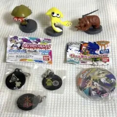 スプラトゥーン チョコエッグ チャーム 缶バッジ 7点セット