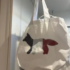 メゾンキツネ トートバッグ TRICOLOR FOX TOTEBAGのサムネイル