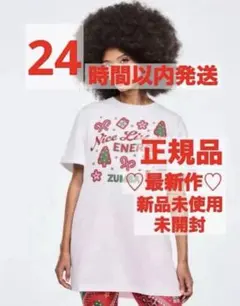正規品 最新作 新品未使用 未開封 ZUMBA クリスマス Tシャツ ホワイト