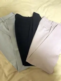ユニクロ　スマートアンクルパンツ　3色セット