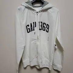 GAP 1969 XL ホワイト パーカー[訳あり]