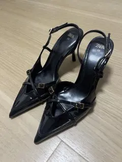 ZARA ポインテッドトゥハイヒール 38