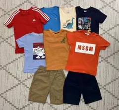 アディダス等Tシャツ・ショートパンツ9点120-130