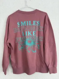 《未使用》RODEO CROWNS 花グラフィック トレーナー