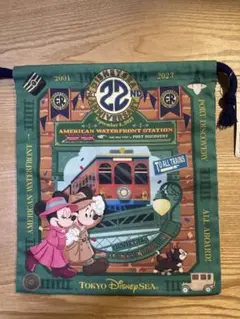 アメリカンウォーターフロント　巾着　東京ディズニーシー 22周年記念