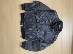 UNKNOWN 本革 A-2 レザーフライトジャケット XL ブラックのサムネイル
