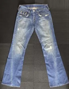 TRUE RELIGION フレアデニムパンツJOEY28/33 - メルカリ