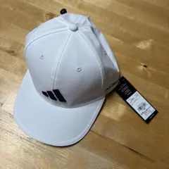 新品未使用❗️ADIDAS ゴルフキャップ ホワイト/ブラック K57-60cm