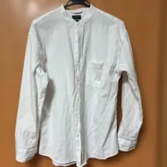 BACK NUMBER ホワイト長袖シャツ Mサイズ