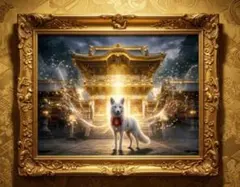 黄金孔雀と希望の光 信じた先に花は咲く 開運 癒しアート 2L - メルカリ