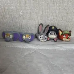 ZOOTOPIA　ズートピア　ファッションリング　ガチャ　4種セット