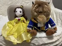 ディズニーストア ベルと野獣 ぬいぐるみセット