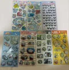 ぷくぷくあわわちゃん ウォーターインシール など　7枚