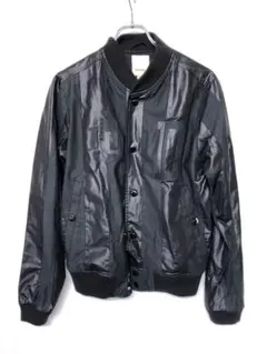 DIESEL ディーゼル 古着 異素材切替 同色 ロゴ ボンバージャケット