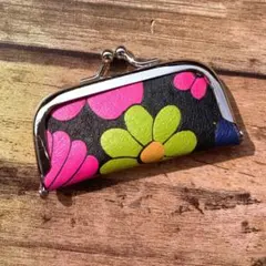 レザークラフトハンドメイド花柄印鑑ケース