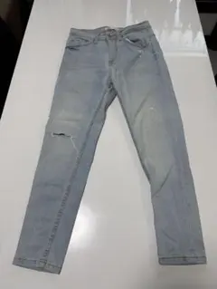 ZARA ライトブルー スリムフィット デニムパンツ