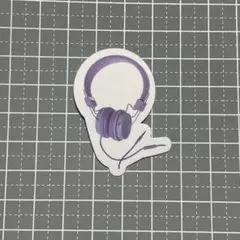 【B438】防水ステッカー 紫シリーズ 可愛い 韓国雑貨 ヘッドホン ジャック