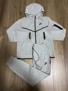 StockXダグ付き】旧NIKEテックフリース グレー 上US S 下 M - メルカリ