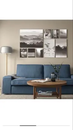 IKEA ◆PJATTERYD◆ファブリックパネル◆アート◆9点セット