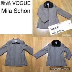 新品 イタリア高級ブランド ツイード風 中綿ジャケット