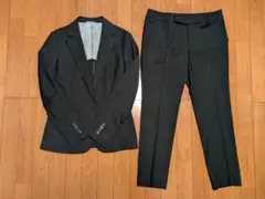 THE SUIT COMPANY　レディーススーツセット　ブラック　上L/下M
