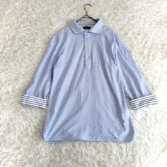 ポロシャツ 長袖 ブランド 白