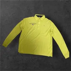 Munsingwear イエロー 長袖ポロシャツ L