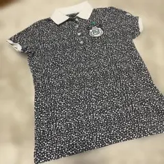 美品★パーリーゲイツドット柄ポロシャツ★