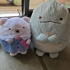 すみっコぐらししろくまととかげのぬいぐるみセット