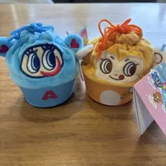 【新品未使用】デイジーラヴァーズ ルッキー 巾着　フェイスポーチ　セット ナルミヤキャラクターズ デイジーラヴァーズ ルッキー 巾着ポーチ サル