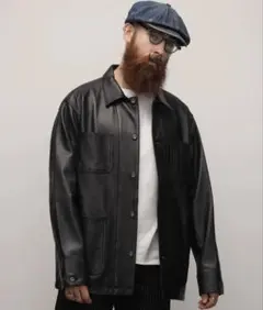 Schott レザーカバーオール