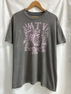MTV ビンテージ風 Tシャツ ライオン アニマル Lサイズ相当